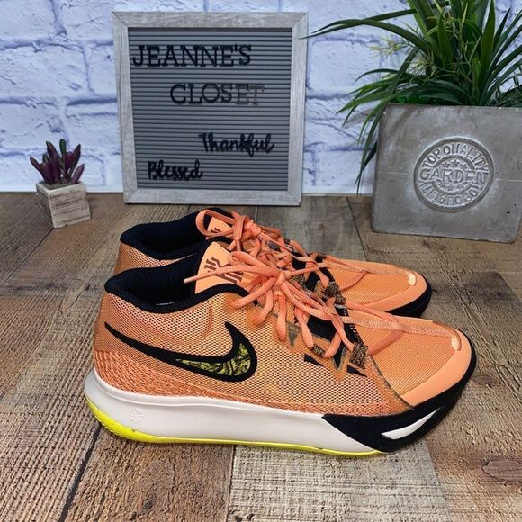 Nike Kyrie Flytrap VI 6 Orange Yellow Black Mens Sz 8 Womens Sz 9.5 DM1125-800 - Picture 1 of 13